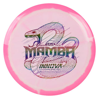 Innova Disc Golf Halo Star Mamba Distance Driver 11/6/-5/1 Pink White/Rainbow 166 grams