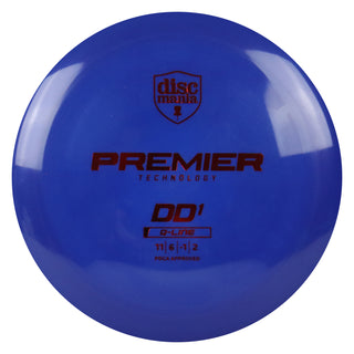 Discmania Disc Golf Premier Q-Line DD1 Distance Driver 11/6/-1/2 Blue/Red 173 grams