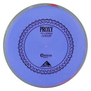 Axiom Disc Golf Electron Proxy Putter 3/3/-1/0.5 Blue/Grey Pink 173 grams