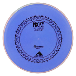 Axiom Disc Golf Electron Proxy Putter 3/3/-1/0.5 Blue/Pink Blend 173 grams