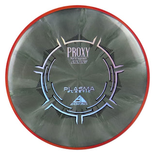 Axiom Disc Golf Plasma Proxy Putter 3/3/-1/0.5 Silver/Red Blend 170 grams