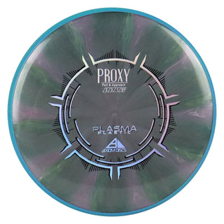 Axiom Disc Golf Plasma Proxy Putter 3/3/-1/0.5 Green Pink/Blue Blend 171 grams
