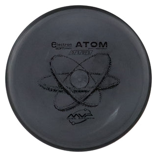 MVP Disc Golf Electron Atom Soft Putter 3/3/0/1 Black 167 grams