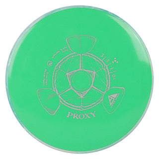 Axiom Disc Golf Neutron Proxy Putter 3/3/-1/0.5 Green/Teal Blend 171 grams