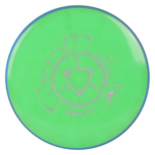 Axiom Disc Golf Neutron Proxy Putter 3/3/-1/0.5 Green/Blue Blend 172 grams