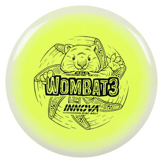 Innova Disc Golf Halo Star Wombat3 Midrange 5/6/-1/0 Yellow White/Black 180 grams