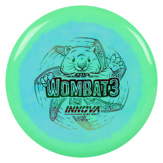 Innova Disc Golf Halo Star Wombat3 Midrange 5/6/-1/0 Blue Green/Rasta 177 grams
