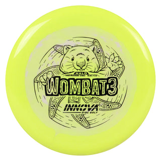 Innova Disc Golf Halo Star Wombat3 Midrange 5/6/-1/0 Yellow/Black 168 grams