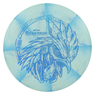 Discraft Disc Golf Chris Dickerson CT Swirl Roost Putter 2/5/0/2 Light Blue/Blue Holo 173-174g