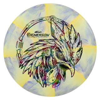 Discraft Disc Golf Chris Dickerson CT Swirl Roost Putter 2/5/0/2 Purple Yellow/Jellybean 173-174g
