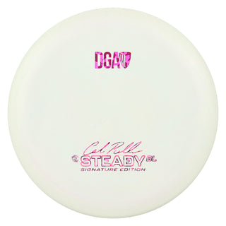 DGA Disc Golf Cole Redalen LE Steady BL Putter 2/3/0/2 Cream/Magenta Shatter 172g