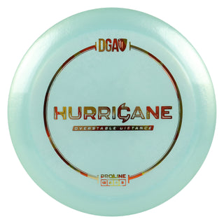 DGA Disc Golf Proline Hurricane Distance Driver 12/5/-1/3 Light Blue/Autumn Camo 173-174g