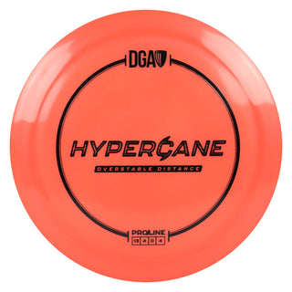 DGA Disc Golf Proline Hypercane Distance Driver 13/4/0/4 Red/Black 167-169g