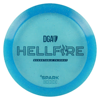 DGA Disc Golf Spark Hellfire Fairway Driver 10/3/0/8 Blue/Blue 170-172g