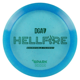 DGA Disc Golf Spark Hellfire Fairway Driver 10/3/0/8 Blue/Green 173-174g