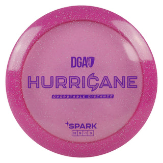 DGA Disc Golf Spark Hurricane Distance Driver 12/5/-1/3 Pink/Purple 167-169g