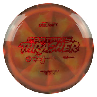 Discraft Disc Golf 2026 Missy Gannon Captain's Thrasher Driver 12/5/0/2 Black Orange/Red Shatter 174g
