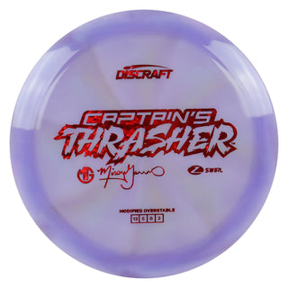 Discraft Disc Golf 2026 Missy Gannon Captain's Thrasher Driver 12/5/0/2 Purple/Red Shatter 173g