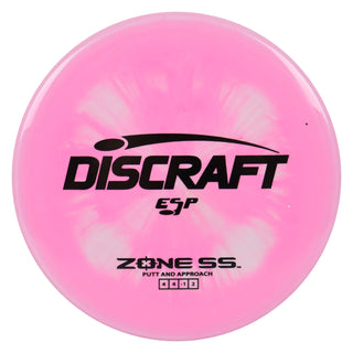Discraft Disc Golf ESP Zone SS Putt and Approach 4/4/-1/2 Pink Grey/Black 173-174g