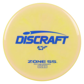 Discraft Disc Golf ESP Zone SS Putt and Approach 4/4/-1/2 Dull Yellow/Navy 173-174g