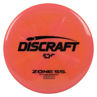 Discraft Disc Golf ESP Zone SS Putt and Approach 4/4/-1/2 Red/Black 173-174g