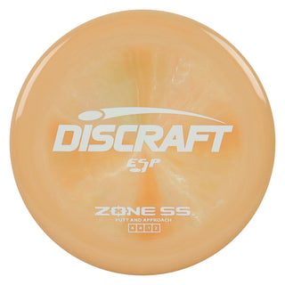 Discraft Disc Golf ESP Zone SS Putt and Approach 4/4/-1/2 Orange Tan/White 170-172g