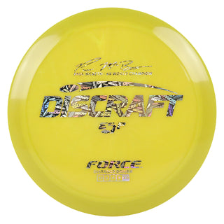 Discraft Disc Golf Paul McBeth Signature ESP Force Distance Driver 12/5/0/3 Yellow Sage/Discraft Holo 170-172g