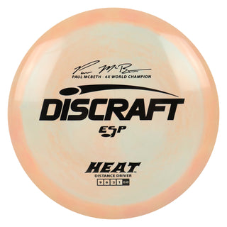 Discraft Disc Golf Paul McBeth Signature ESP Heat Distance Driver 9/6/-3/1 Mango Grey/Black 167-169g