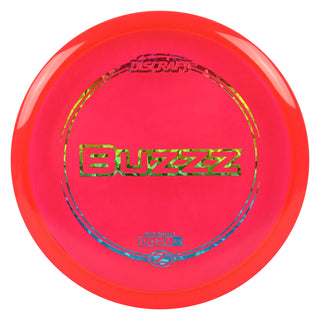 Discraft Disc Golf Z Line Buzzz Midrange Disc 5/4/-1/1 Red/Rainbow Shatter 173-174g
