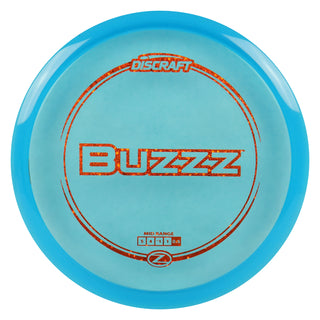Discraft Disc Golf Z Line Buzzz Midrange Disc 5/4/-1/1 Blue/Orange Shimmer 167-169g