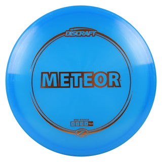 Discraft Disc Golf Z Line Meteor Midrange Disc 5/5/-3/1 Blue/Orange 177-180g