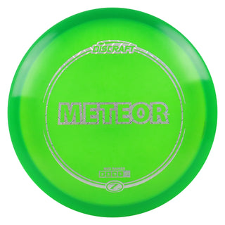 Discraft Disc Golf Z Line Meteor Midrange Disc 5/5/-3/1 Green/Metal Plate 177-180g