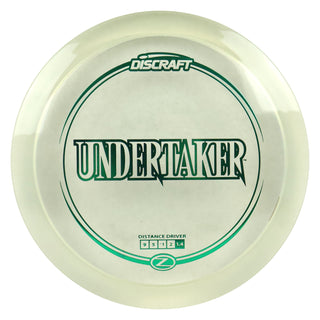 Discraft Disc Golf Z Line Undertaker Fairway Driver 9/5/-1/2 Clear/Green 170-172g
