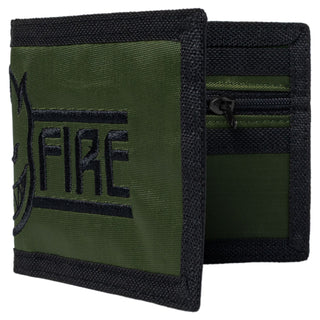 Spitfire Wheels Wallet LTB Bighead Script Olive/Black