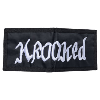 Krooked Skateboards Wallet Double Ok Script Black/Blue