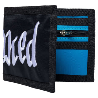 Krooked Skateboards Wallet Double Ok Script Black/Blue