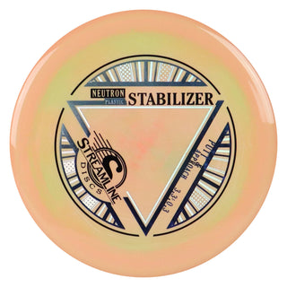 Streamline Disc Golf Neutron Stabilizer Putter 3/3.5/0/3 Peach Sage/Blue 172 grams