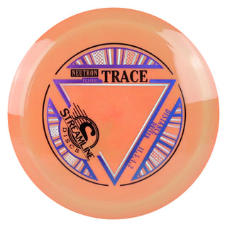 Streamline Disc Golf Trace Distance Driver Neutron 11/5/-1/2 Peach/Indigo Purple 174 grams