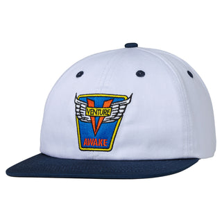 Venture Trucks Hat Emblem Strapback White/Navy