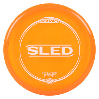 Discraft Disc Golf Z Line Sled Putt and Approach 3/2/-1/2 Orange/White 177-180g
