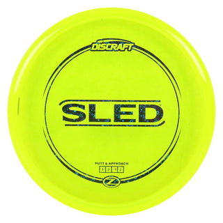 Discraft Disc Golf Z Line Sled Putt and Approach 3/2/-1/2 Yellow/Black Stars 173-174g