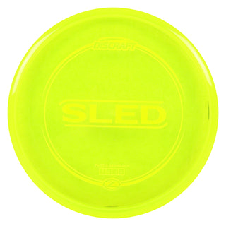 Discraft Disc Golf Z Line Sled Putt and Approach 3/2/-1/2 Yellow/Yellow 177-180g