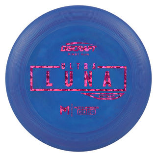 Discraft Disc Golf First Run Putter Line Soft UltraLuna Putt and Approach 3/4/0/1 Dark Purple Blue/Magenta Shatter 158g