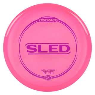 Discraft Disc Golf Z Line Sled Putt and Approach 3/2/-1/2 Pink/Purple 175-176g