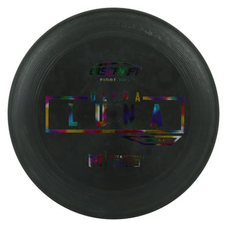 Discraft Disc Golf First Run Putter Line Hard UltraLuna Putt and Approach 3/4/0/1 Black/Jellybean 172g