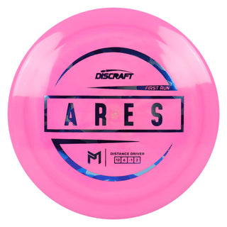 Discraft Disc Golf Paul McBeth First Run ESP Ares Distance Driver 12/6/-1/2 Hot Pink/Blue Camo 173-174g