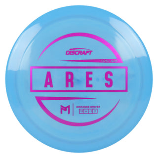 Discraft Disc Golf Paul McBeth First Run ESP Ares Distance Driver 12/6/-1/2 Blue/Magenta 167-169g