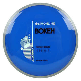 Axiom Disc Golf Simon Line Neutron Bokeh Fairway Driver 7/6/0/1 Dark Blue/Grey Marble 172 grams
