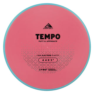 Axiom Disc Golf Electron Firm Tempo Putt and Approach 4/4/0/2.5 Red/Blue 171 grams