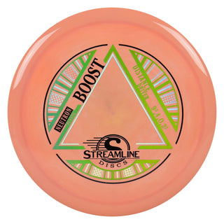 Streamline Discs Neutron Boost Distance Driver 9.5/4/0/2.5 Peach/Gold 174 grams